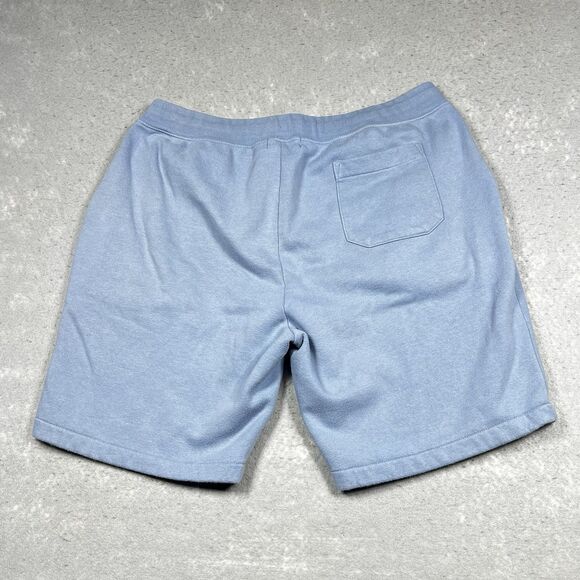 Polo Ralph Lauren Shorts Light Mens Large Blue Summer Beach Tropical Bear Fleece - Picture 9 of 13